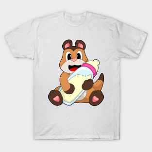 Meerkat Baby bottle T-Shirt